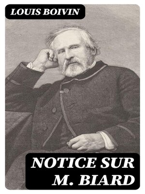 cover image of Notice sur M. Biard